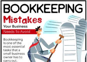 Read more about the article Bookkeeping Mistakes Your Business Needs To Avoid-INFOGRAPH